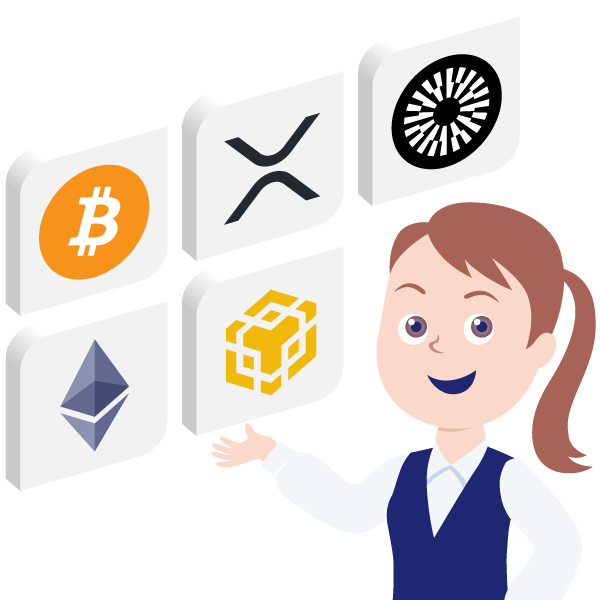取引できる仮想通貨が多い