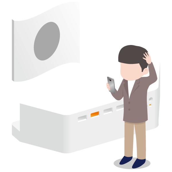 日本人向けサポートが不十分