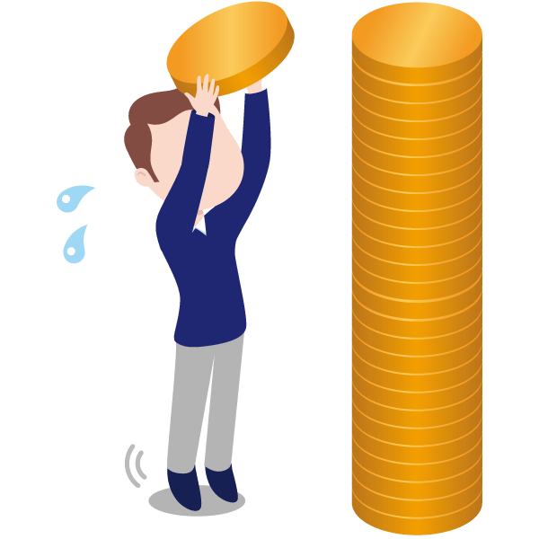 最低入金額のハードルが高い 