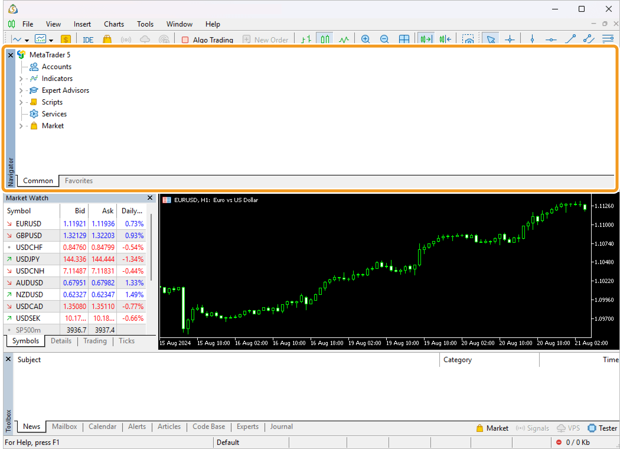 Dock a window to your preferred position