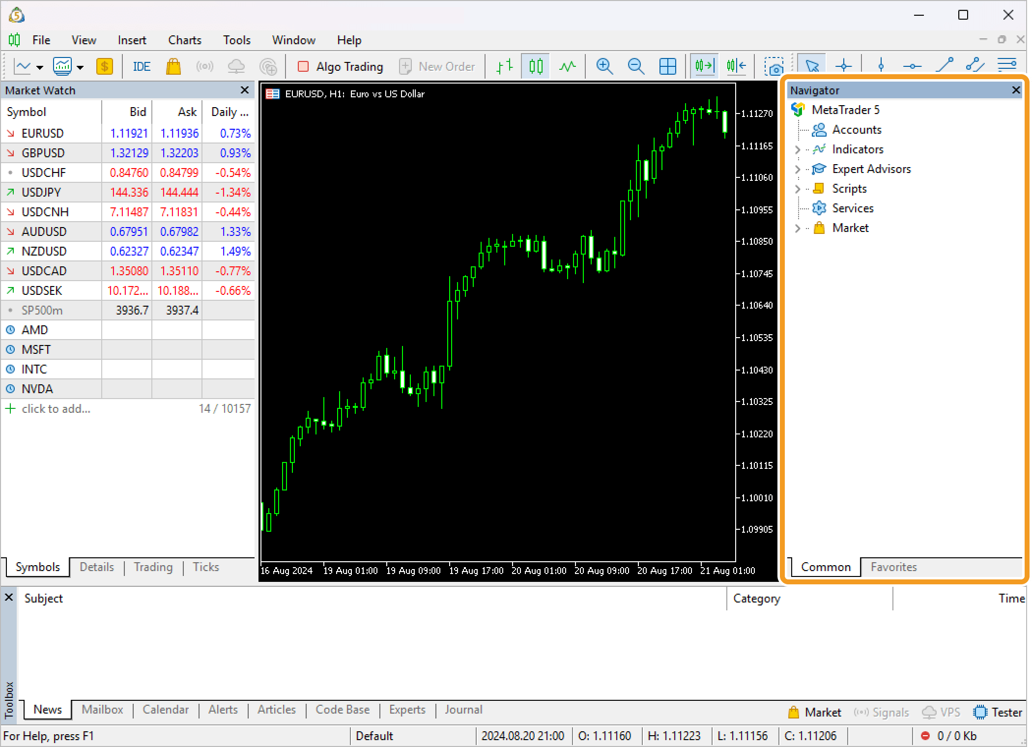 Dock a window to your preferred position