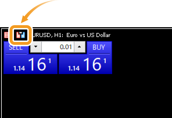 取引パネルを閉じる場合