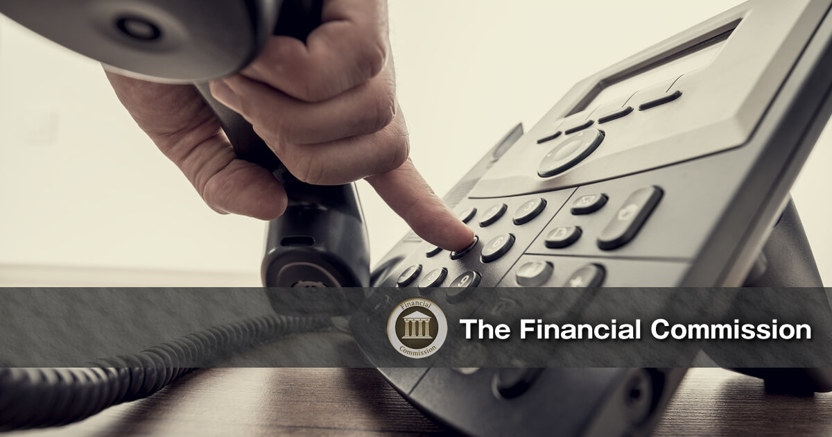 The Financial Commission 口頭によるリスク開示の義務化を発表