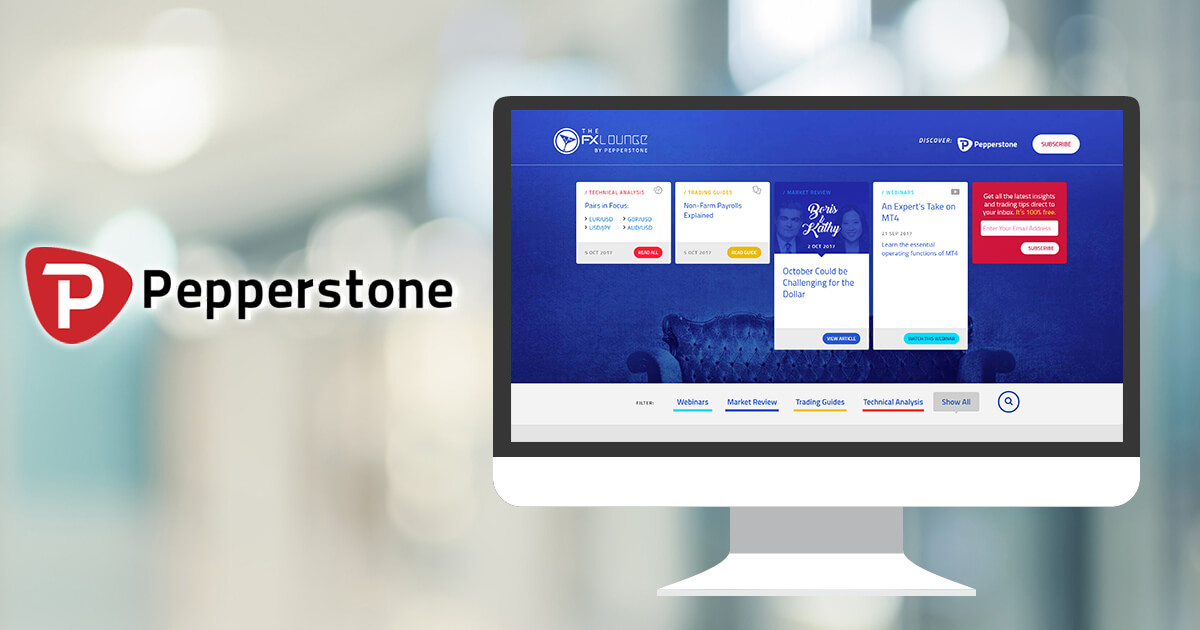 Pepperstone 新サービス「FXラウンジ」をリリース