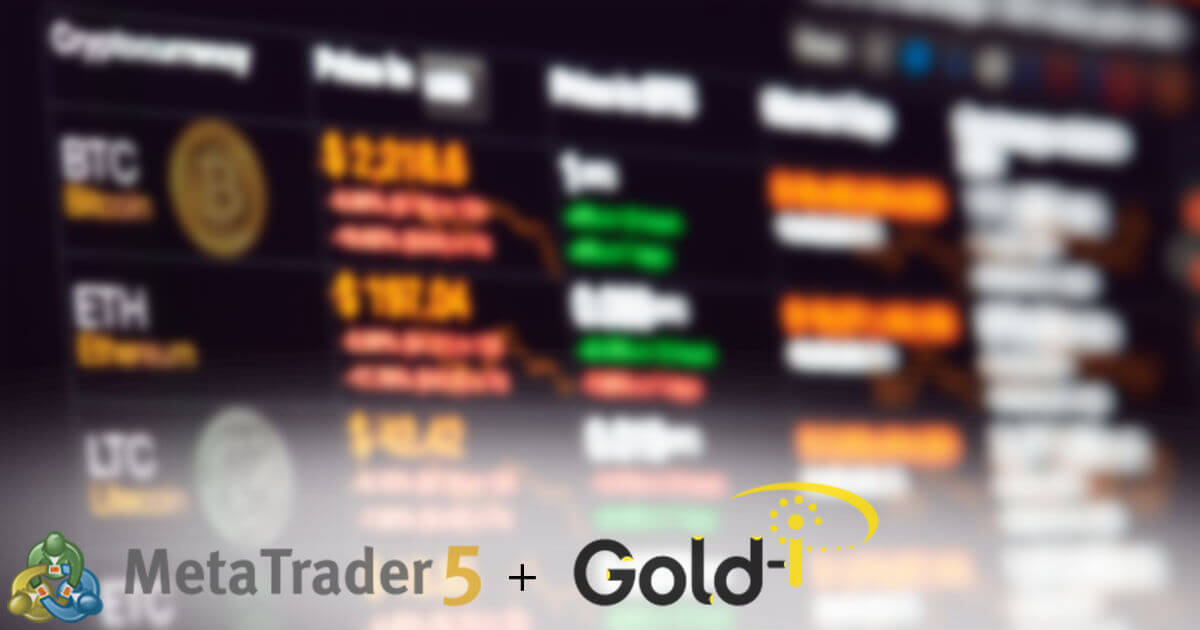 Gold-i、MT5ブローカー向けにCrypto Switchをリリース