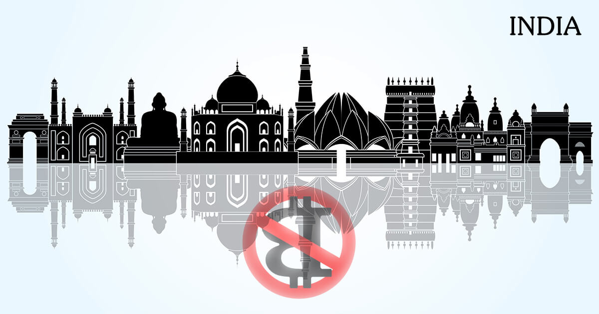 インド中央銀行 ビットコインなど仮想通貨の送金や決済の禁止を示唆