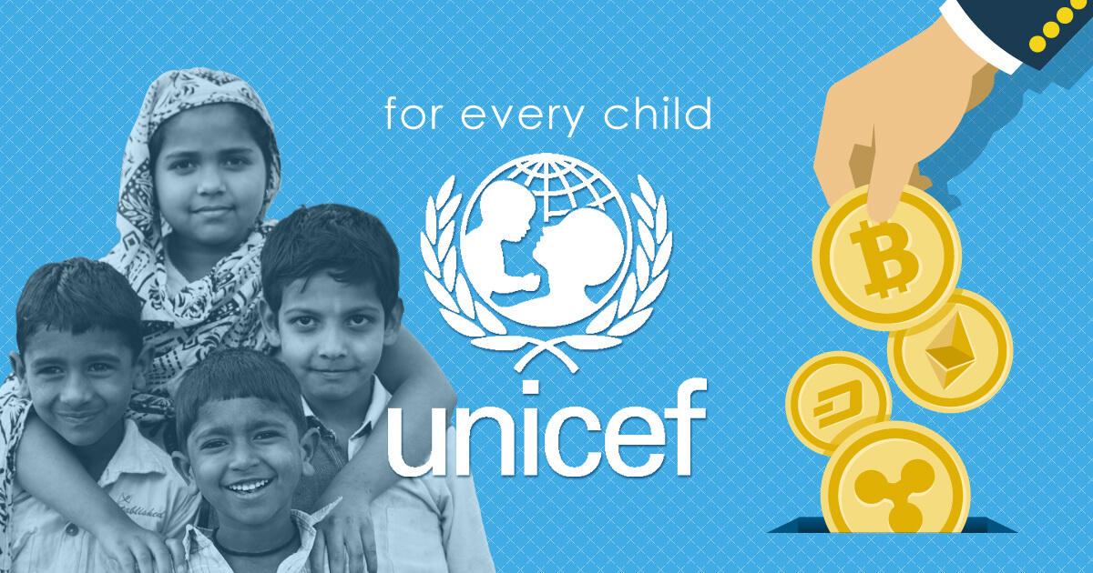 仏ユニセフが9つの主要仮想通貨による募金の受け付け開始
