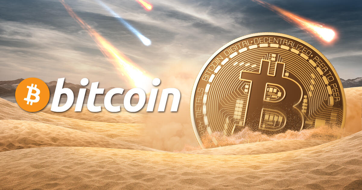 ビットコイン価格が1週間で30％の暴落