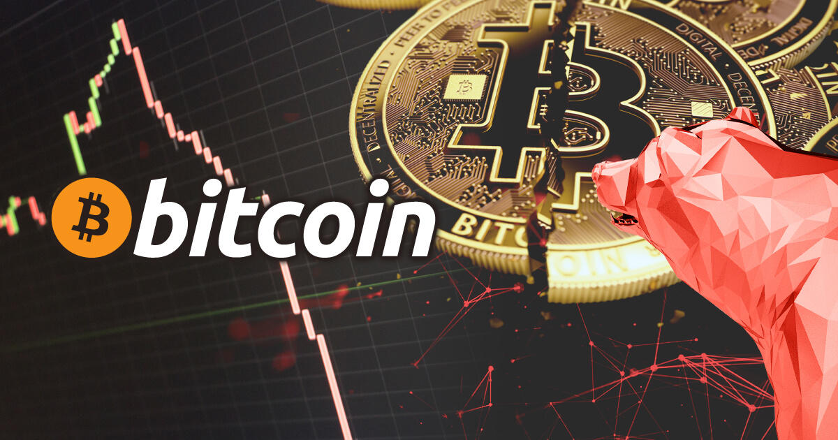 ビットコイン価格が1,000ドル以上の急落