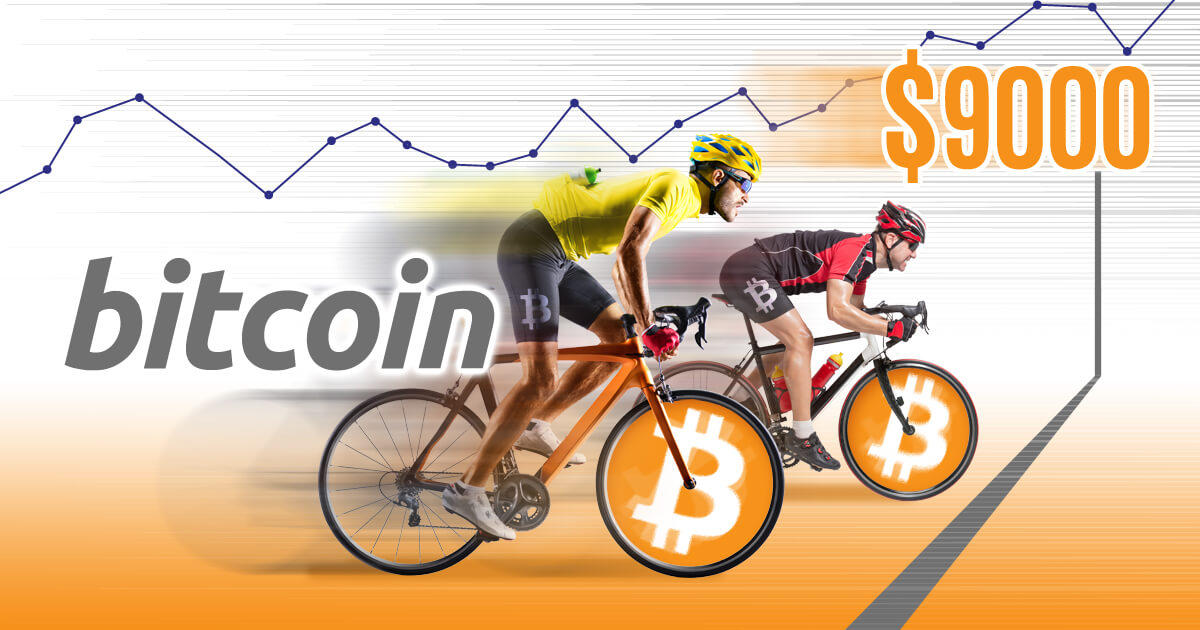 ビットコイン価格が今年の最高値を更新