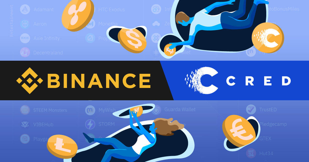 バイナンス、仮想通貨レンディングのCredと提携