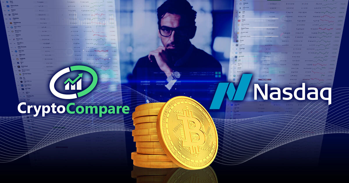 CryptoCompare、ナスダックとの協業を発表