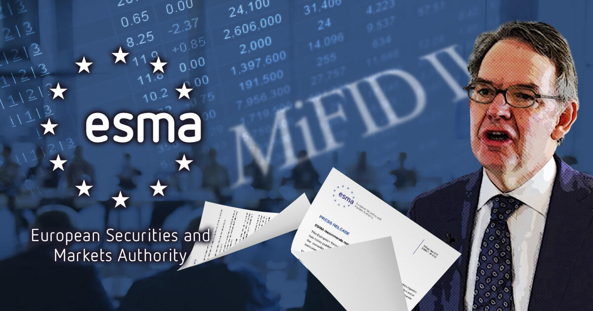 ESMA、エクイティ性商品に関するリアルタイムな統合テープの導入を推奨