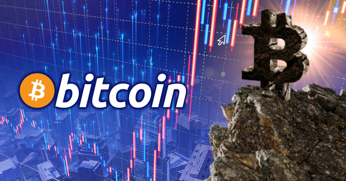 ビットコイン価格がここ3カ月の高値に到達