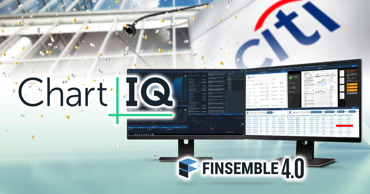 ChartIQ、Finsemble4.0をリリース