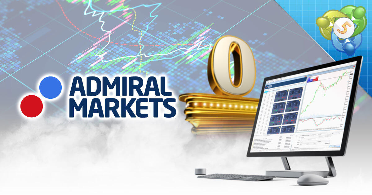 Admiral Markets、MT5上でゼロスプレッド口座をリリース