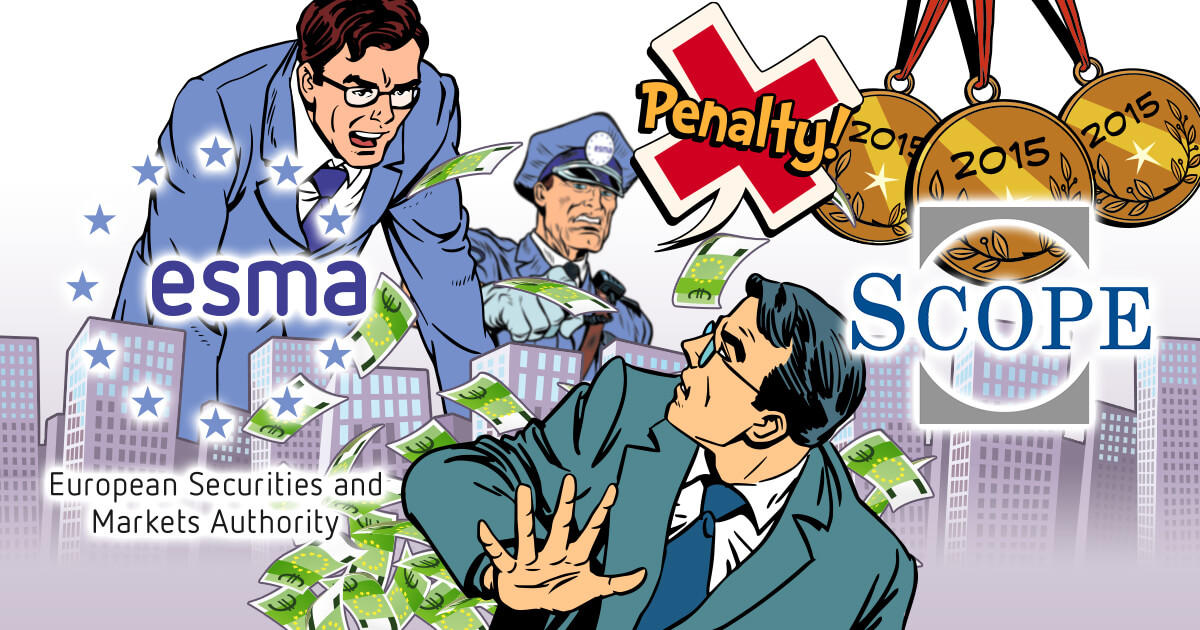 ESMA、Scope Ratingsに64万ユーロの罰金