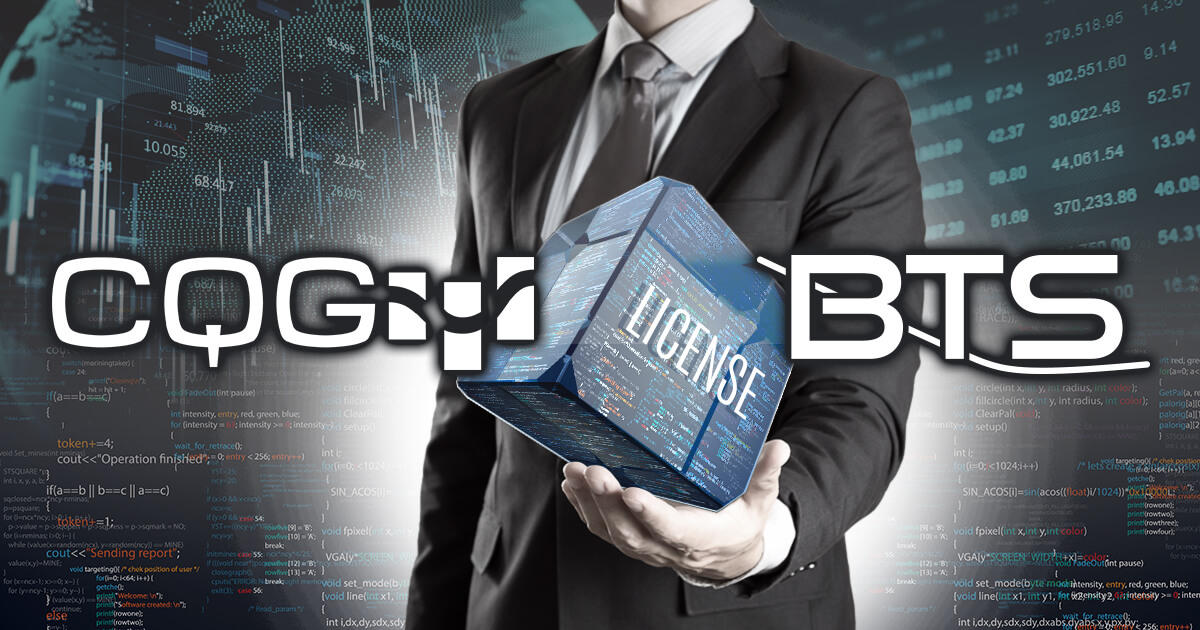 CQG、Blue Trading Systemsからソフトウェアライセンスを取得