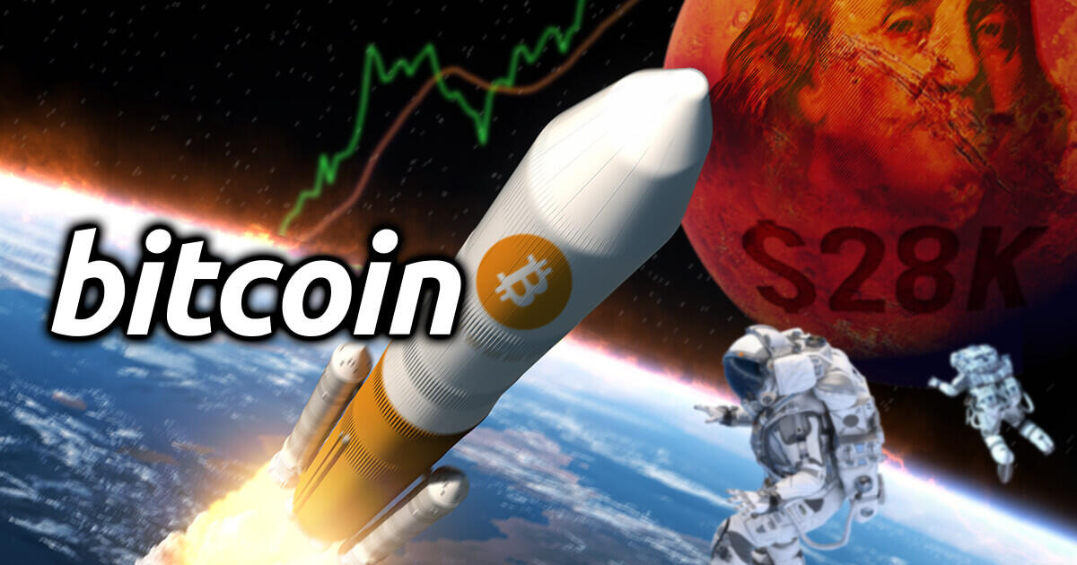ビットコイン価格、2万8,000ドルを突破して史上最高値を更新