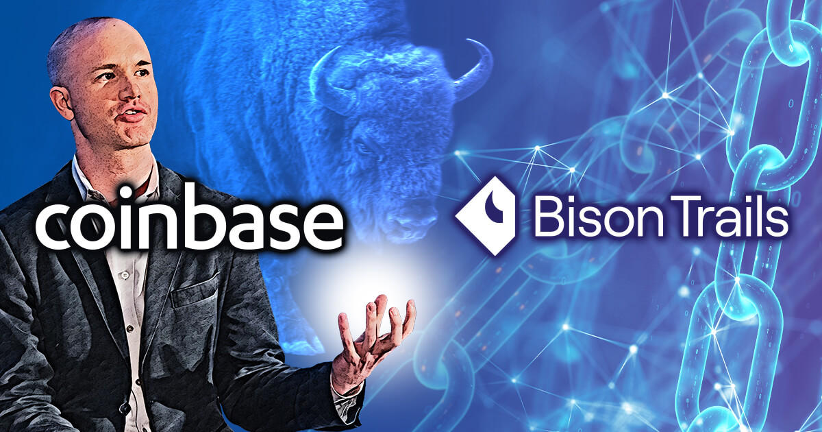 コインベース、ブロックチェーンインフラ企業のBison Trailsを買収
