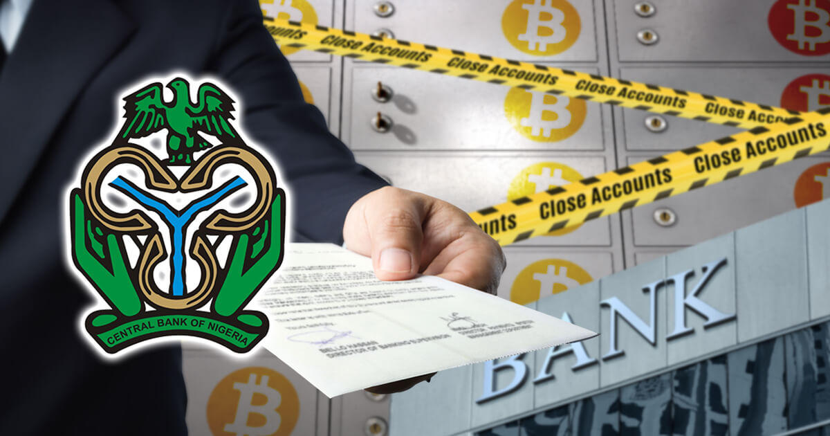 ナイジェリア中央銀行、仮想通貨取引に関与する銀行口座の閉鎖を命令