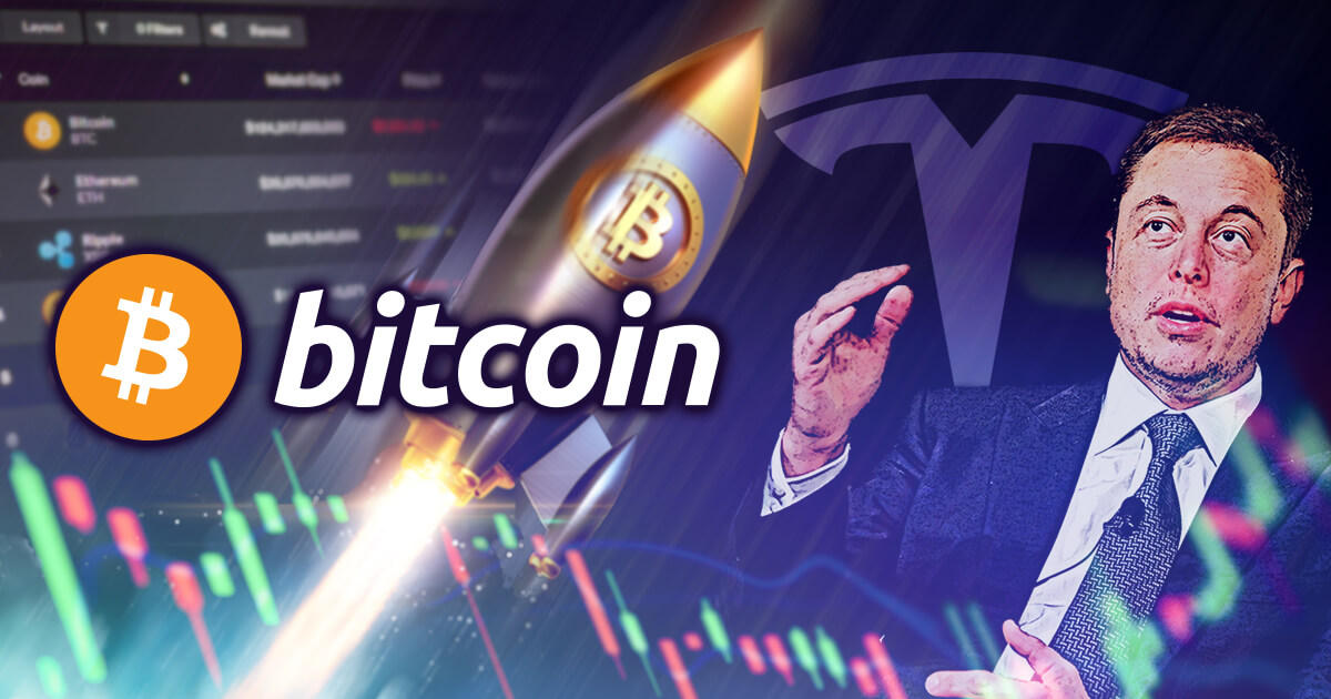 ビットコイン価格、テスラの大規模投資を受けて4万7,000ドルを突破