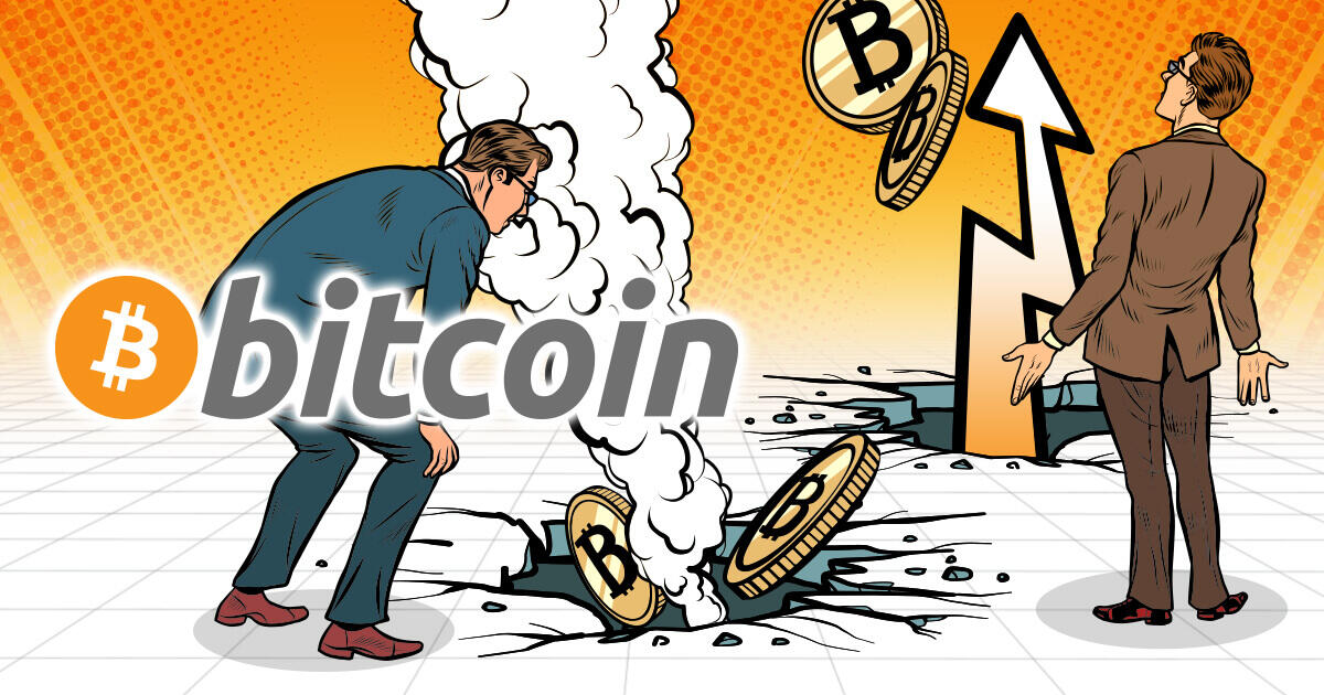 ビットコイン価格、1万ドル以上の暴落を記録