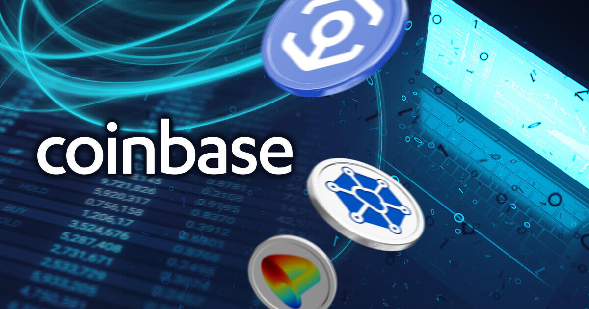 コインベース、ANKR・CRV・STORJの上場を発表