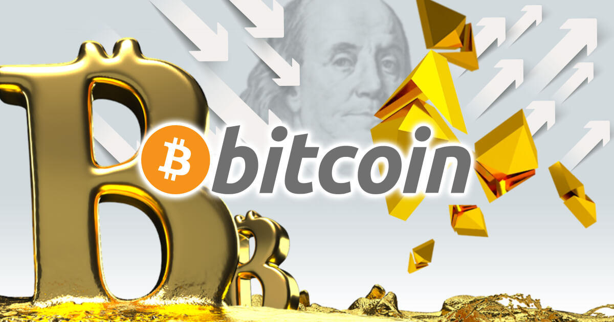 ビットコイン、市場占有率が50％を下回る