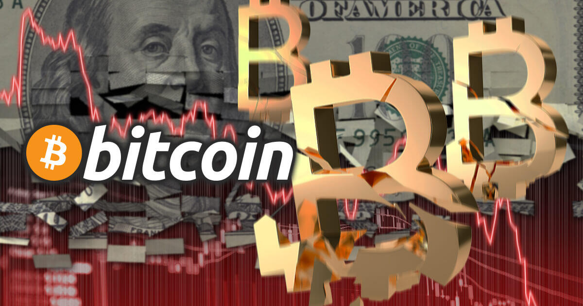 ビットコイン価格、再び3万ドルの下値支持線を試す