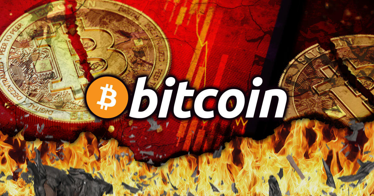 ビットコイン価格、3万3,000ドル付近にまで下落