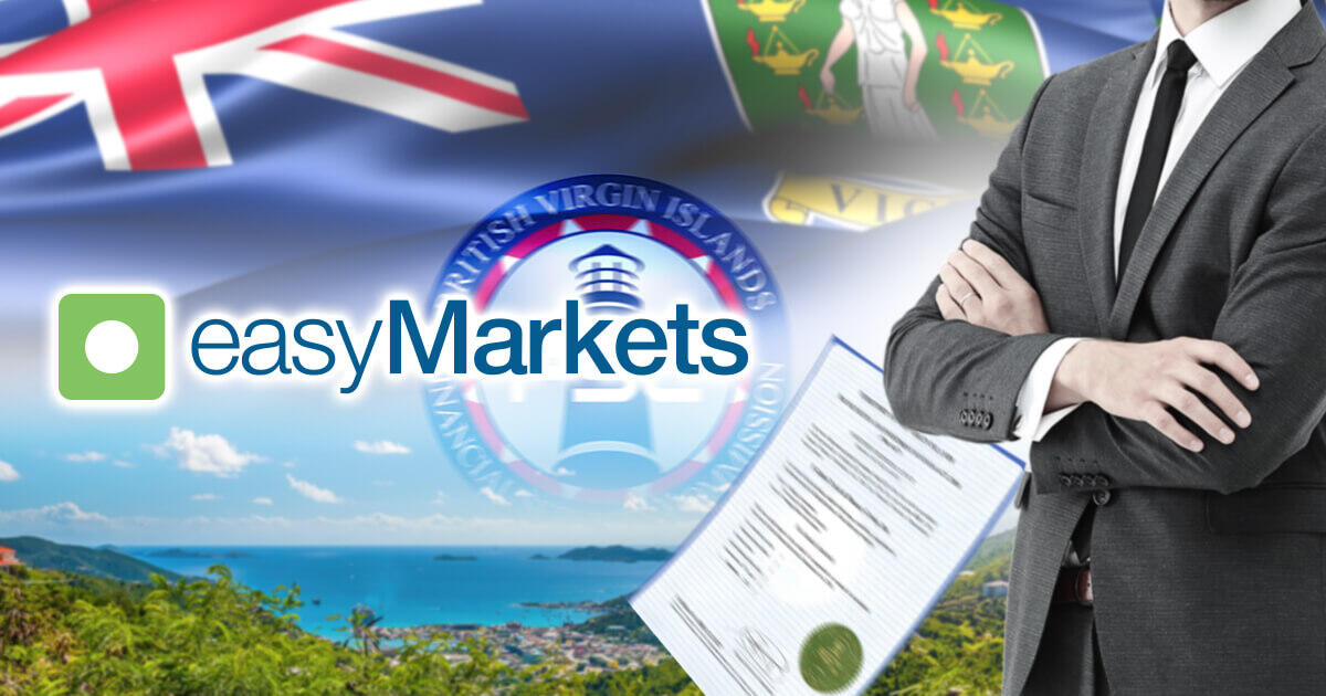 easyMarkets、英領バージン諸島のライセンスを追加