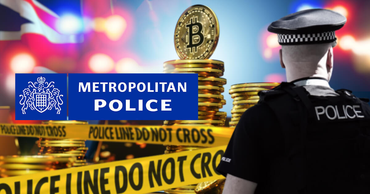 ロンドン警視庁、マネーロンダリングに関与した仮想通貨を押収