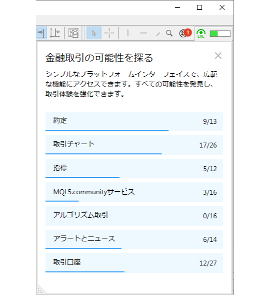 MT5チュートリアル
