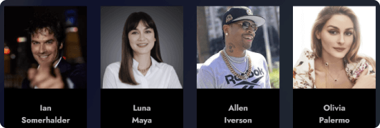 TOKAUがコラボする著名人