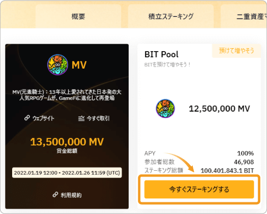 Bybitローンチプール