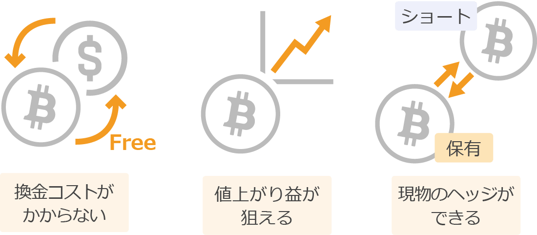 仮想通貨を口座残高にするメリット