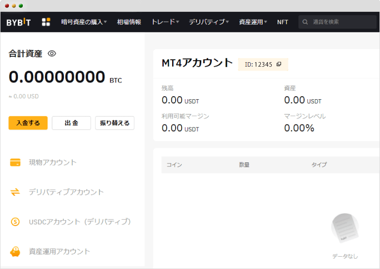 MT4アカウント