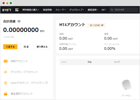 MT4アカウント