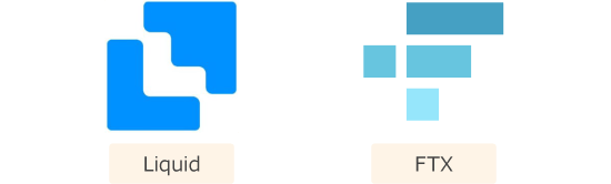 liquidとFTXのロゴ