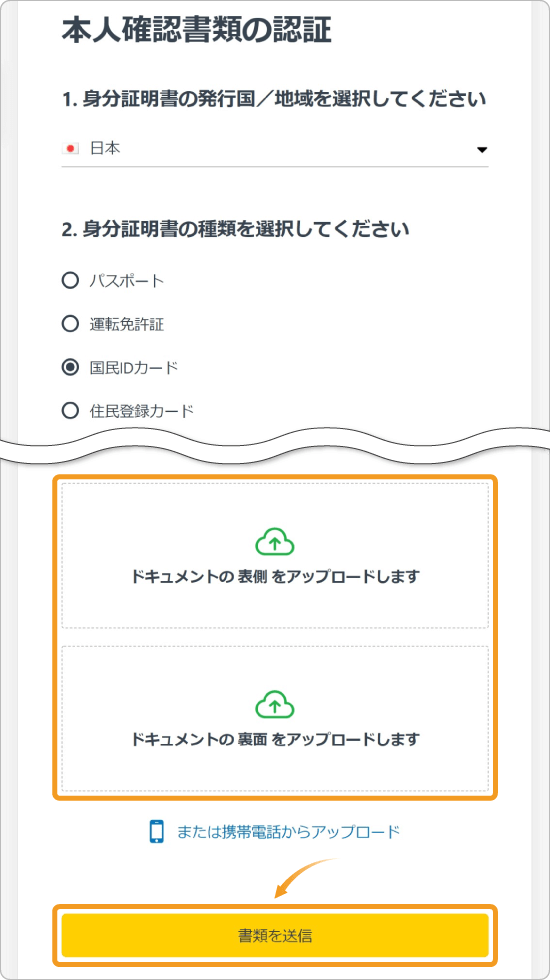 本人確認書類の認証