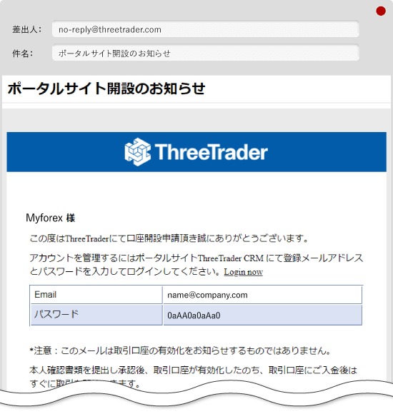 メール画面