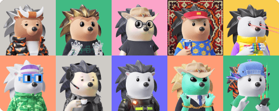 dYdXのNFTのHedgies