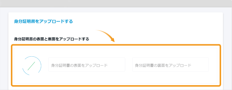 Focus Marketsの身分証明書のアップロード