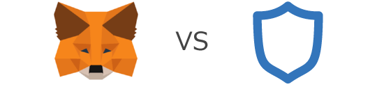 メタマスクとTrustWalletのロゴ