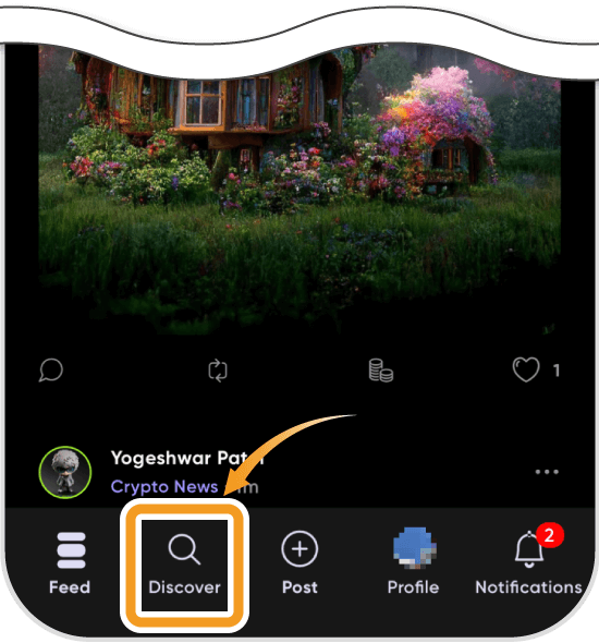 Phaverの視聴トピック選択画面