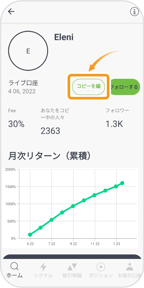 Titan FX Socialのコピー設定の変更・停止の方法