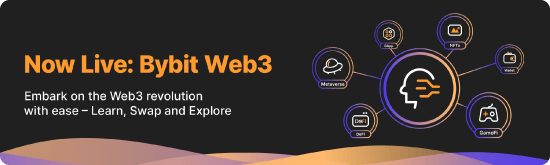Bybit Web3ウォレットのバナー