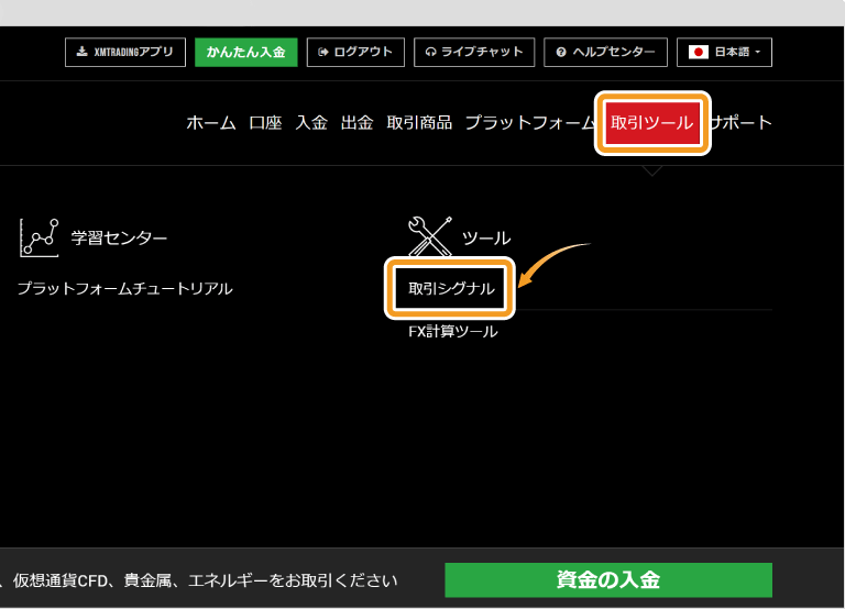XM取引シグナル