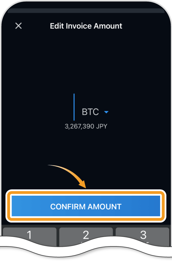 Muunウォレットの送金画面